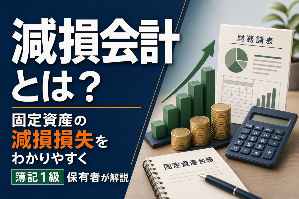 減損会計とは？固定資産の減損損失をわかりやすく簿記1級保有者が解説のアイキャッチ